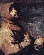 Francisco de Zurbaran St Francis oil